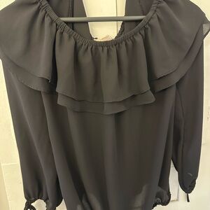 Michael Kors Black off the shoulder Blouse Size S